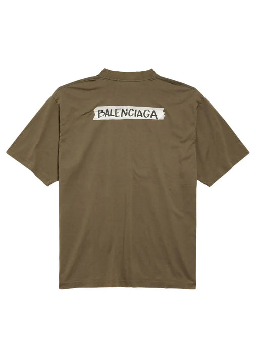 Balenciaga Masking Tape T-shirt "Khaki"