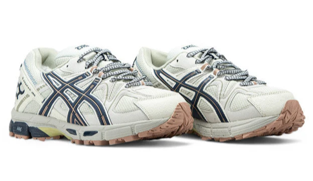 Asics Gel Kahana 8 Waterproof Beige Blue With FUR