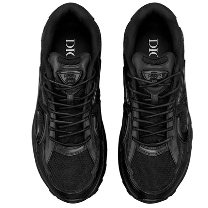 Dior B30 Countdown Sneaker "Black Smooth Calfskin and Black Technical Mesh"
