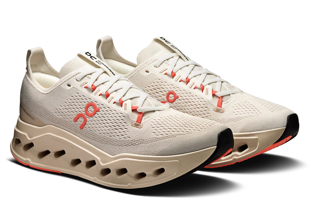 On Cloudsurfer Max 'Ivory / Salmon'