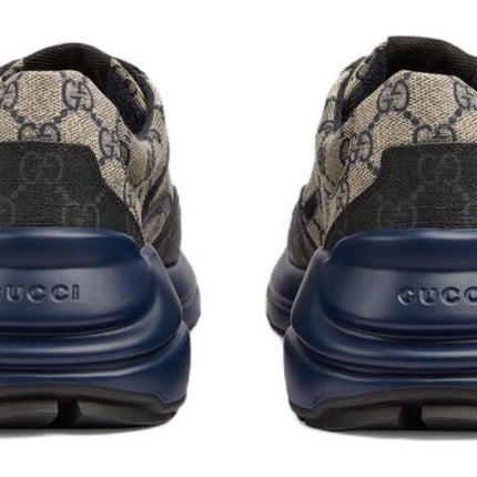 Gucci GG Rhyton 'Beige Blue Monogram'