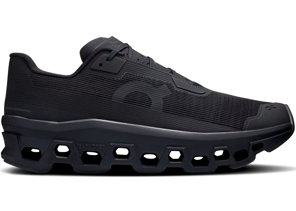 On Cloudmonster Void "Black"