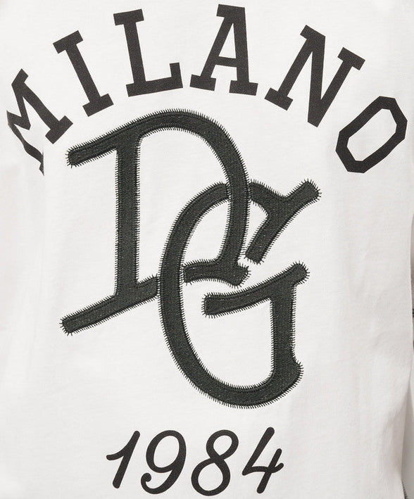 DOLCE & GABBANA T-shirt with DG logo embroidery