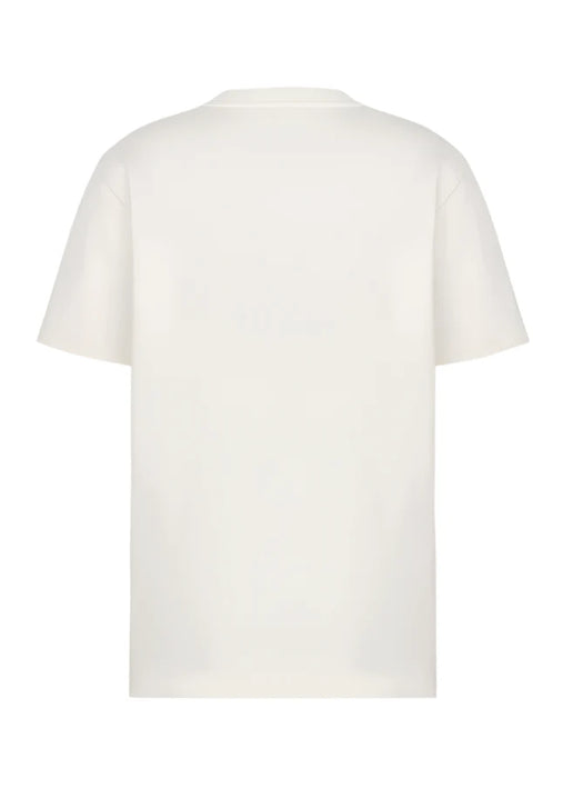 Handwritten Christian Dior Relaxed-Fit T-Shirt White Cotton Jersey