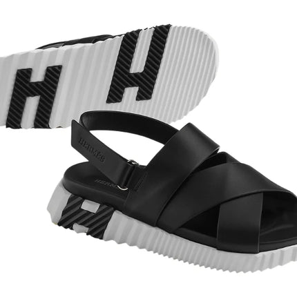 Hermes Electric sandal "Black"
