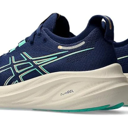 Asics Gel Nimbus 26 Wide 'French Blue Electric Lime'