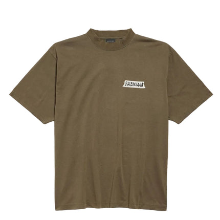 Balenciaga Masking Tape T-shirt "Khaki"