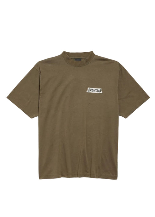 Balenciaga Masking Tape T-shirt "Khaki"