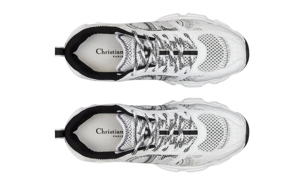 Dior Chrono Sneaker " White and Black "