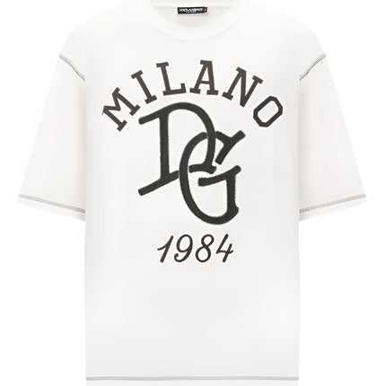 DOLCE & GABBANA T-shirt with DG logo embroidery