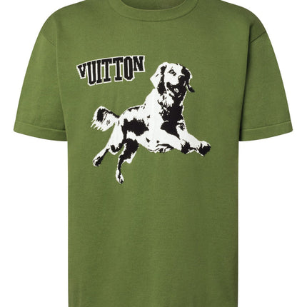 Louis Vuitton Short-Sleeved Cotton Crewneck