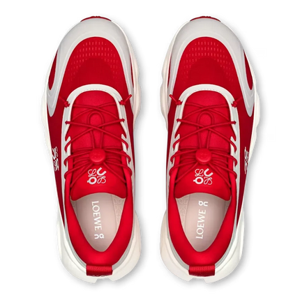 Loewe x On Running Cloudsolo "Red / Eggshell"