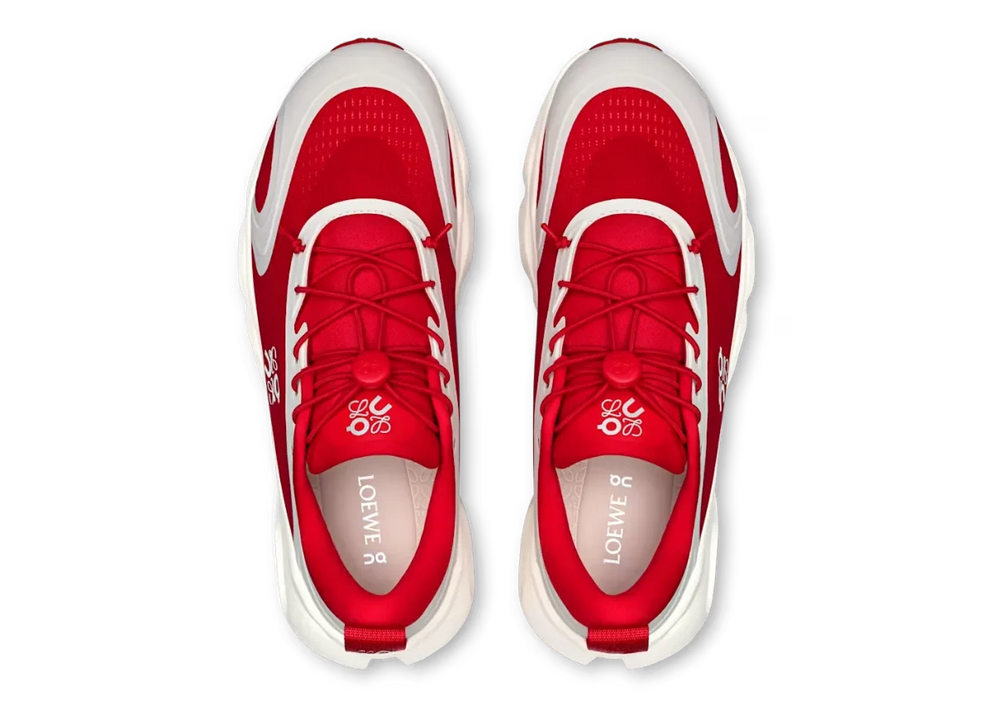 Loewe x On Running Cloudsolo "Red / Eggshell"