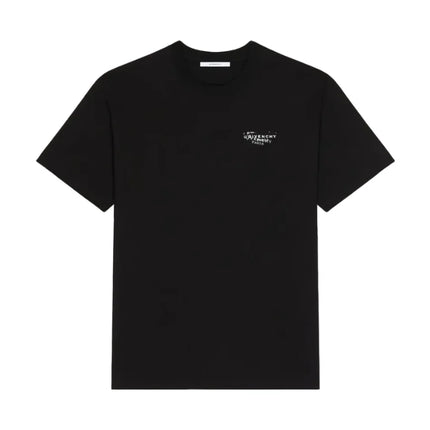 Givenchy Logo-Print Cotton T-shirt "Black"