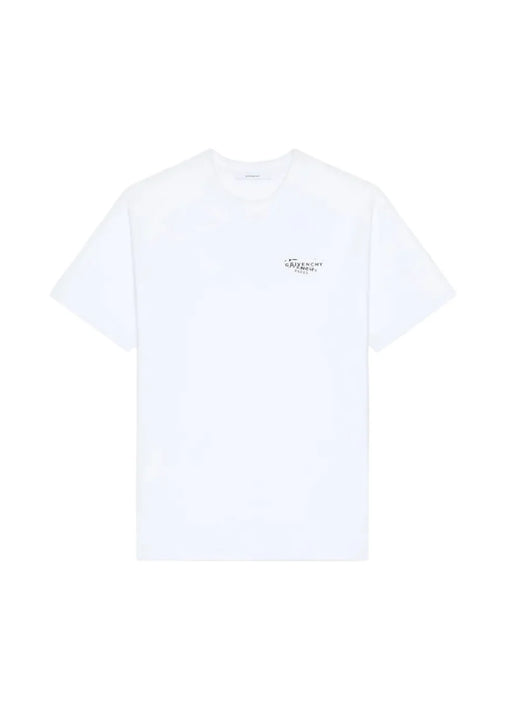 Givenchy Logo-Print Cotton T-shirt "White"