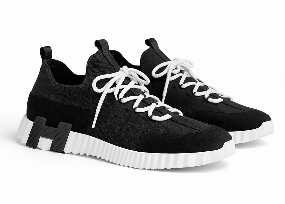 Hermes Lift Slip-on "Black / White"