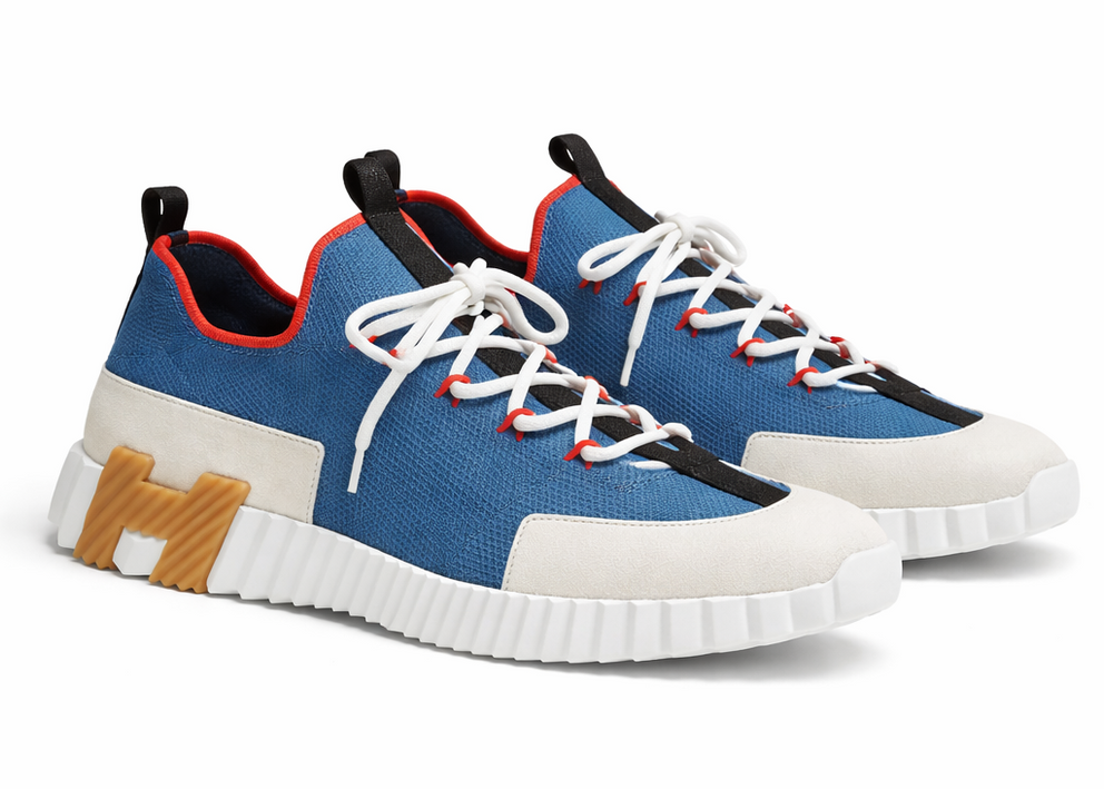 Hermes Lift Slip-on "Multicolore Bleu Turquin"