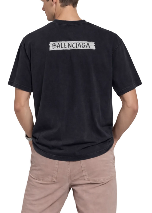 Balenciaga Masking Tape T-shirt "Black"