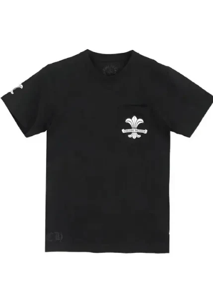 Chrome Hearts Fleur Scroll Logo Tee "Black"