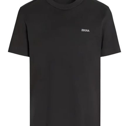 Zegna Black cotton T-shirt