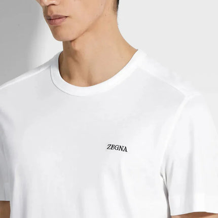 Zegna White cotton T-shirt