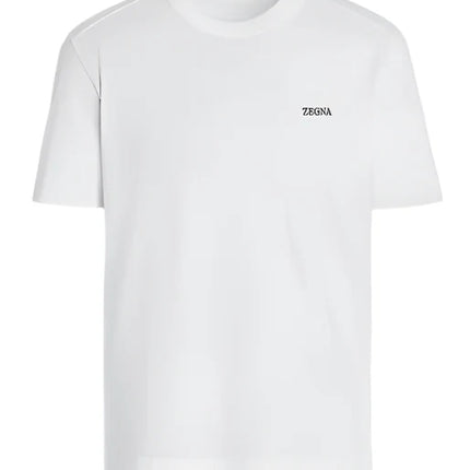 Zegna White cotton T-shirt
