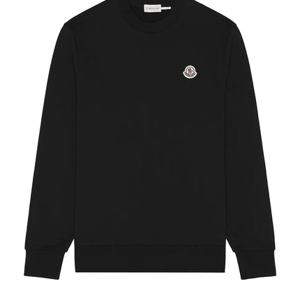 Moncler Logo Cotton Sweatshirt 'Black'