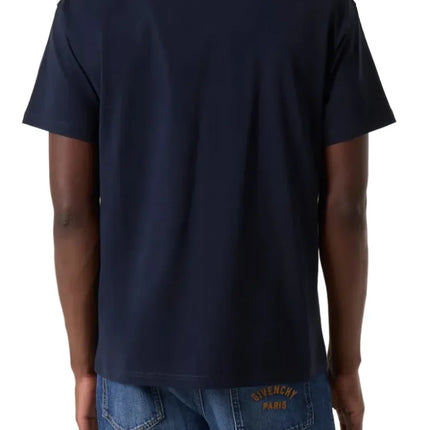Givenchy Paris Cotton Jersey T-shirt "Navy Blue"
