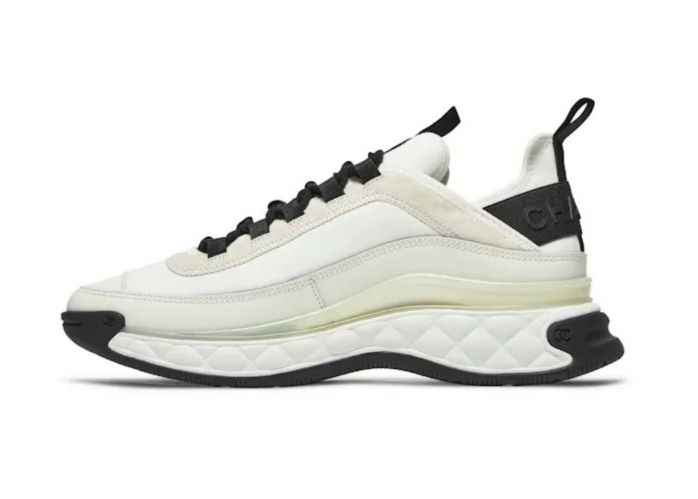 Chanel Velvet Calfskin & Mixed Fibers Sneaker 'Ivory'