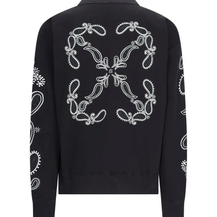 Off-White Bandana Crew Neck Sweatshirt 'Black'