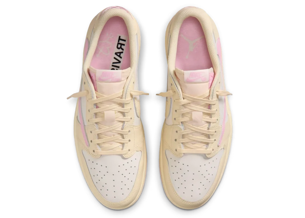 Air Jordan 1 Low x Travis Scott "Muslin and Shy Pink"