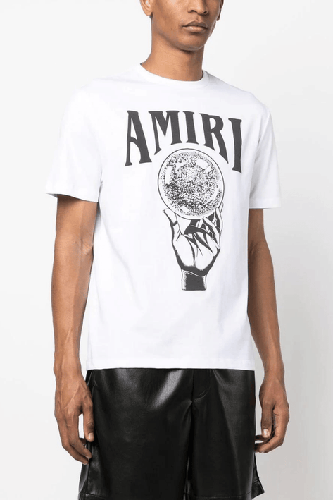 AMIRI Crystal ball-print cotton T-shirt