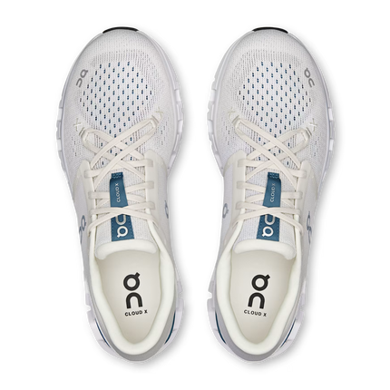 On Cloud X 4 "Ivory / Steel"