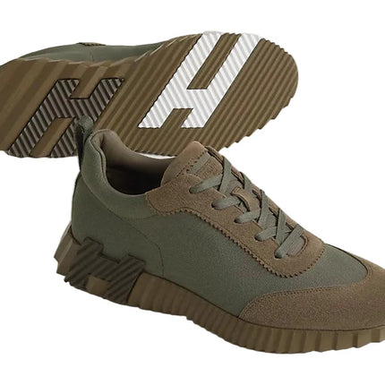 Hermes Bouncing Sneakers "Tundra Green"