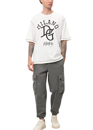 DOLCE & GABBANA T-shirt with DG logo embroidery