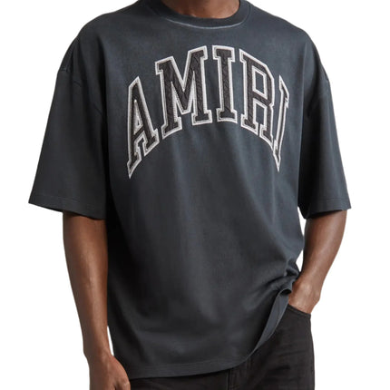 Amiri  Follow Vintage Oversized T-shirt in Cotton Black