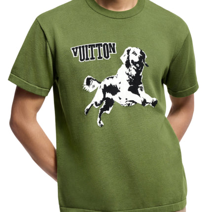 Louis Vuitton Short-Sleeved Cotton Crewneck