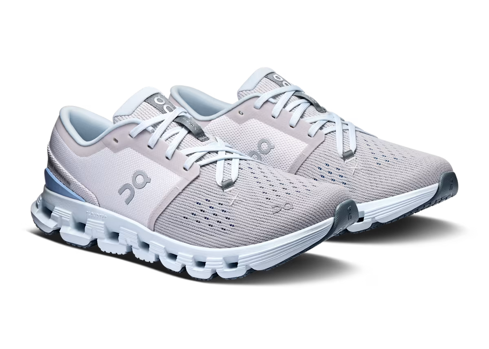 On Cloud X 4 "Silver / Chambray"