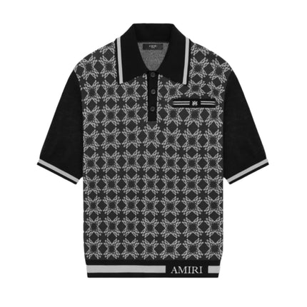 Amiri Ma Quad Polo Dark Grey