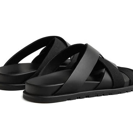 Hermes Kazimir Sandal "Black"