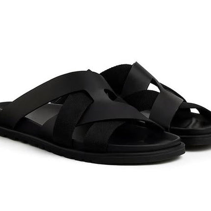 Hermes Kazimir Sandal "Black"