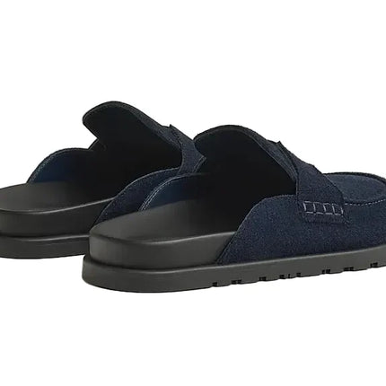 Hermes Go Mule "Ocean Blue"