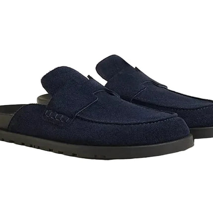 Hermes Go Mule "Ocean Blue"