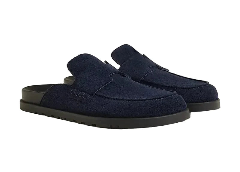 Hermes Go Mule "Ocean Blue"