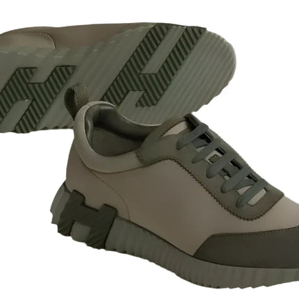 Hermès Pre-Owned Bouncing sneakers "Green"