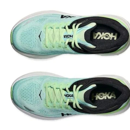 Hoka Bondi 9 "Luna moth / Blue spark"