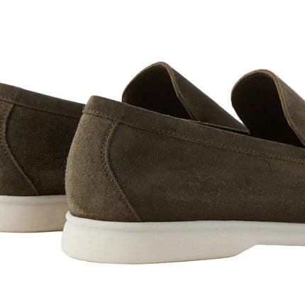 Loro Piana Summer Walk Loafer "Grey Moss"