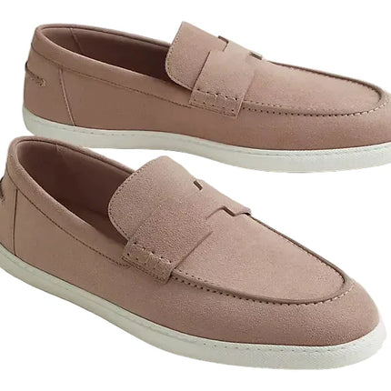 Hermes Job Loafer "Pale Pink"
