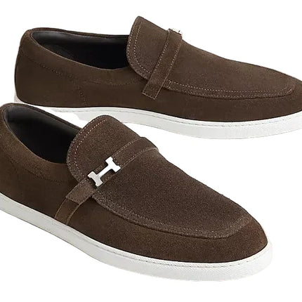 Hermes Like Loafer "Bark"