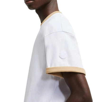 Moncler Logo Reversible T-Shirt Beige
